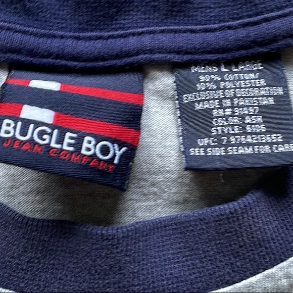 Vintage Bugle Boy Big Logo Embroidery Tee - Picture 4 of 9